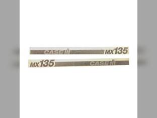 Hood Decal Set - Vinyl fits Case IH MX135