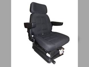 Seat & Suspension - Black Fabric Massey Ferguson Case IH MX120 MX135 MX100 Steiger McCormick New Holland Versatile Allis Chalmers Deutz Allis International 5088 986 5288 1486 1086 1586 5488 Universal