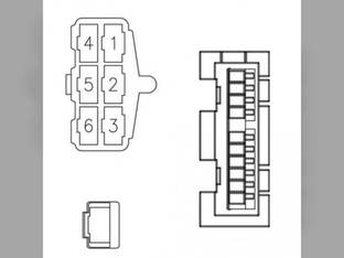 Radio Wiring Harness Case IH MX110 MX200 MX180 MX120
