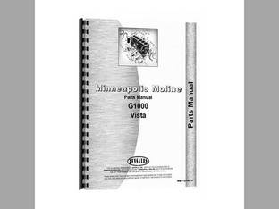 Parts Manual fits Minneapolis Moline G1000 Vista