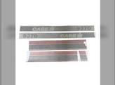 Hood/Cab Stripe Decal Set Gradient - Vinyl fits Case IH 9370