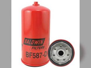 Filter - Fuel Secondary Spin On With Drain BF587 D 3132428 R91 Deutz International 886 886 FIAT New Holland Massey Ferguson 50 50 McCormick Ford 6640 Hesston Deutz Allis Case Allis Chalmers Bobcat