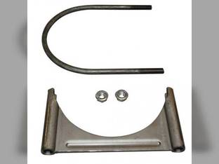 Muffler Clamp - 6" 2 Bolt Heavy Duty 1677942M92 1686783M91 2700057M91 2700058M91 3384824M1 35794 4300 79023410 79023410V 83910872 83913780 CL300 CL-300 D6NN5252C D8NN5252AA MC300 01120895
