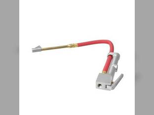 Milton Air Tool Inflator Gauge - Straight Foot Dual Head w/ 15" Hose