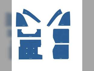 Cab Foam Kit less Headliner Blue Ford 6700 5700 7700