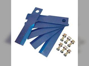 Straw Chopper Blade Kit Single Bevel Compatible with John Deere 9500 SH 9600 7720 8820 7721 9400 AH171588