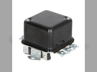 Voltage Regulator - 6 Volt - 4 Terminal - Flat Mount Massey Ferguson TO35 International Cub 140 340 C H M Super A Super H Super M 230 300 350 400 450 John Deere Allis Chalmers CockShutt / CO OP Case
