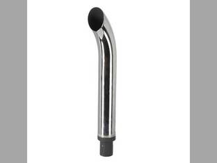 Exhaust Stack - 2-3/8" x 27" Curved Chrome International Super M 560 M 585 784 350 W6 450 684 454 W4 460 574 400 485 Super MTA Super H 674 606 H Super W4 656 706 544 300 Super W6