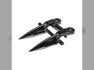 Knife Guard - Double Prong fits New Holland 18HB 21HB 25HB 30HB 36HB 94C 14HS 16HS 18HS 1496 1499 2200H 2300H 2450 2550 86615983 fits Case IH DHX182 DHX212 DHX252 HDX122 HDX142 HDX162 HDX182 86521599