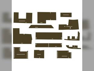 Cab Foam Kit less Headliner Brown John Deere 8450 8850 8650