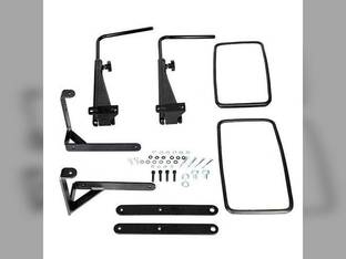 Tractor Mirror Assembly w/Extendable Arms LH and RH 9" x 16" Mirrors Sound Guard Cab John Deere 4450 9400 4840 4050 4240 4640 4755 4250 4650 8430 4030 4040 4430 4230 4455 4630 4255 4055 4440 4850