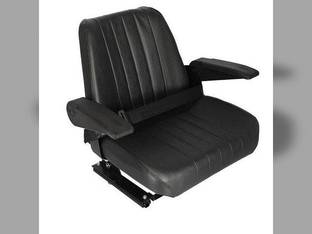 Seat Assembly Vinyl Black Kubota M5700 M9000 M5400 M4700 M4030 M5030 M6800 M8200 M4900 3A011-85010