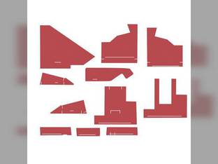 Cab Foam Kit with Headliner Red Material s/n 277182-300158 White 2-85 2-105