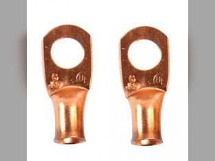 Battery Cable Lugs Copper 6 Gauge 1/4