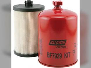 Baldwin� Fuel Filter Kit fits John Deere 6210 8130 8225R 8230 8245R 8260R 8270R 8295R 8320R 8335R 8345R 8430 RE523236 fits Wix 33975 fits Fleetguard FK19812 fits Baldwin BF7929 fits Donaldson P551124
