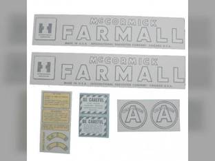 McCormick Farmall Decal Set BN Culti-Vision Vinyl fits International B