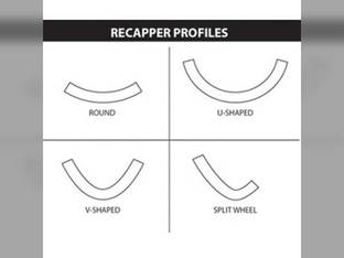 Recapper Half - Round Shaped Compatible with John Deere 1820