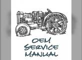 Service Manual fits Kubota M4700