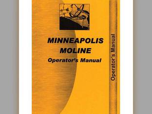 Operator's Manual - 5 Star Minneapolis Moline 5 Star 5 Star