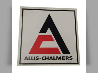 Decal Triangle Orange with White Background 3-1/2