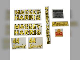 Tractor Decal Set 44 Special Mylar Massey Harris 44