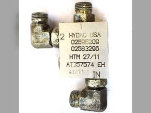Used Hydraulic Accumulator Valve Compatible with John Deere 324E 328D 320D 318D 323E 333D 319E 323D 318E 320E 332D 319D 329D 326D AT357574