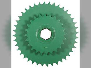 Sprocket - Double Lower Drive Roller John Deere 448 566 466 567 467 559 458 456 457 459 556 558 557 446 449 547 546 447 AE54302