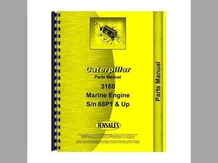 Parts Manual - 3160 Engine s/n 68P1-later fits Caterpillar 3160 CT-P-ENG3160MA