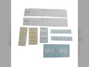 McCormick Farmall Decal Set MD Diesel 1945-52 Vinyl fits International M