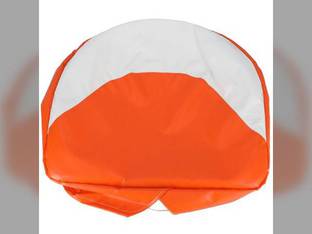 Pan Seat Cushion - 21" Economy White & Orange Allis Chalmers CA D17 D19 D12 D14 D10 WD45 C G B D21 D15 WC WD