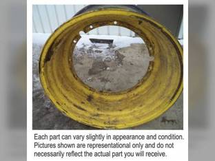 Used 20' X 42' 12 Bolt Plate Rim Compatible with John Deere 9320 8295R 9100 7630 8335R 8270R 8310 7720 8400 9400 8410 7810 7600 7700 8200 8300 7920 7610 7710 7800 8245R 8110 9300 7820 8100 8210 7730