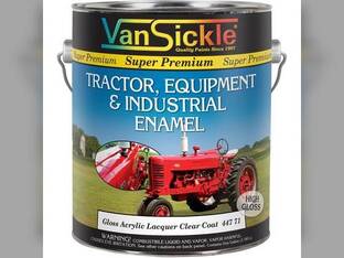 Gloss Acrylic Lacquer Clear Coat Tractor Paint Gallon