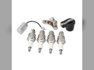 Basic Ignition Tune Up Kit 4 Cylinder fits Ford 5000 5600 6600 21A984