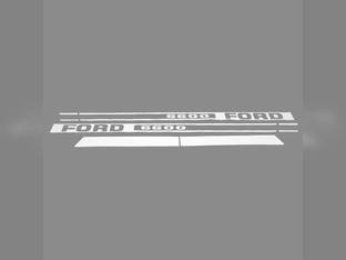6600 Diesel Hood Decal Set fits Ford 6600 EBPN16605F 83928530