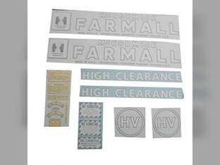 McCormick Farmall Decal Set HV Vinyl fits International HV