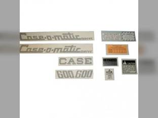 Decal Set 600 Vinyl fits Case 600