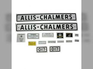 Decal Set D17 1957 to 1960 Mylar Allis Chalmers D17