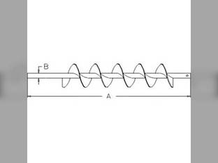 Shoe Cleaning Auger - Right Hand fits John Deere S550 S660 S670 S680 S685 S690 S760 S770 S780 S790 9570 STS 9650 STS 9660 STS 9670 STS 9750 STS 9760 STS 9770 STS 9860 STS 9870 STS 9880 STS AH168285