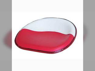 Pan Seat Rail Mount Vinyl Red & White International 100 330 Super MTA C 350 130 Super C 444 Super M M MD Super A Cub Lo-Boy 230 460 400 2404 240 140 300 200 504 2606 340 2444 2504 450 404 Cub 606 H