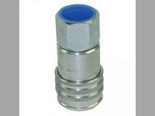 Parker- Hydraulic Quick Coupler Female 1/2" Flat Face 3675 PSI Bobcat 773 873 863 963 Gehl 4640 6640 4840 5640 John Deere 325 328 332 Volvo MC90