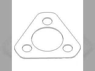 Kingpin Shim - 0.10mm fits New Holland TB80 TB85 TB90 TB100 TB110 TB120 K395036 fits Ford 5610 6610 7610 7710 5610 6610 6810 7610 CAR115733 fits Case IH 5120 5130 5140 5220 5230 5240 5250 83952504