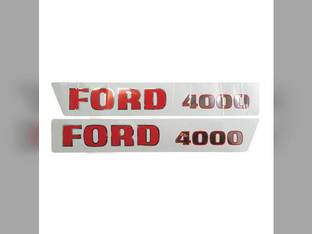 4000 Hood Decal Set 65-68 fits Ford 4000