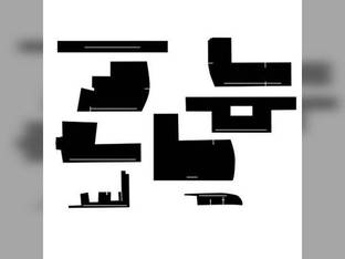 Cab Foam Kit less Headliner Black John Deere 8630 8430