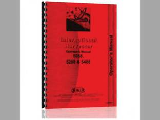 Operator's Manual - 5088 5288 5488 International 5288 5488 5088