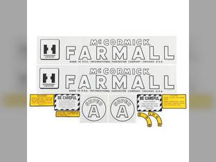 Mylar Decal Set - Farmall & Super A International Super A