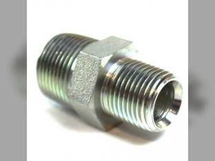 Hydraulic Male Hex Nipple 3/4" Male NPT 1/2" Male NPT