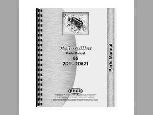Parts Manual - 65 s/n 2D1-2D521 fits Caterpillar SIXTY FIVE CT-P-65