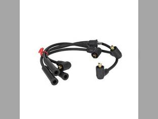 Custom Plug Wire Set Compatible with Massey Ferguson 20 40 135 2200 2135 2500 150 515517M92 John Deere 300 350 1020 302 1520 350B 310 380 300B 301A 302A 301