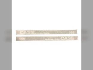 Hood Decal Set - Vinyl fits Case IH 385