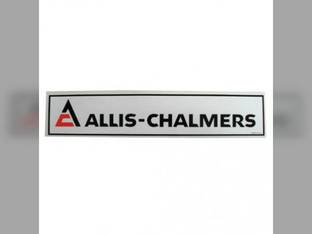 Decal 3" x 18" Black & Orange w/White Background Mylar Allis Chalmers D15 7080 5050 8070 D17 175 7020 8030 B 8010 185 D12 WC D21 WD 170 7045 D10 WD45 D19 180 200 190 D14 7050 220 CA WF 7010 C 210 G